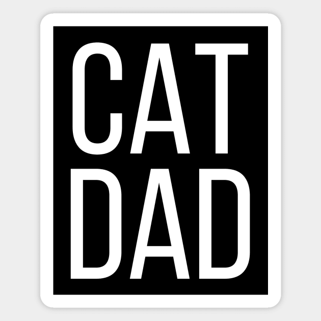 Funny Cat Dad Magnet by kapotka